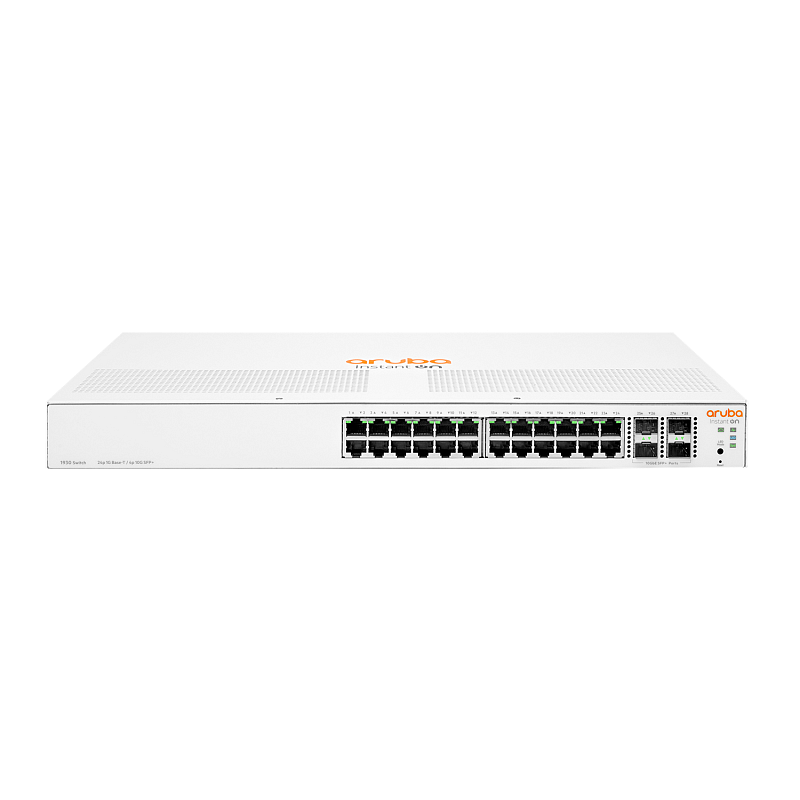 HPE Networking Instant On Switch 24p Gigabit 4p SFP+ 1930 Managed L2+ Gigabit Ethernet (10/100/1000) 1U Weiß