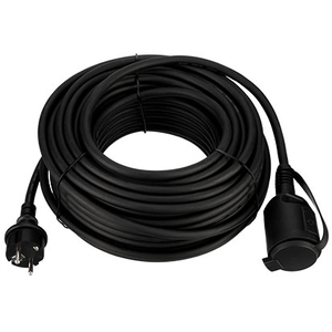 REV 0065259 Verlängerungskabel 25 m 1 AC-Ausgänge Drinnen/Draußen Schwarz