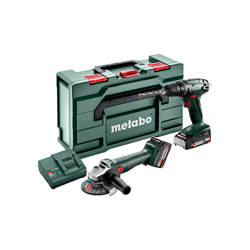Metabo SET 2.4.3 18 V 1600 RPM Schwarz, Grün, Rot