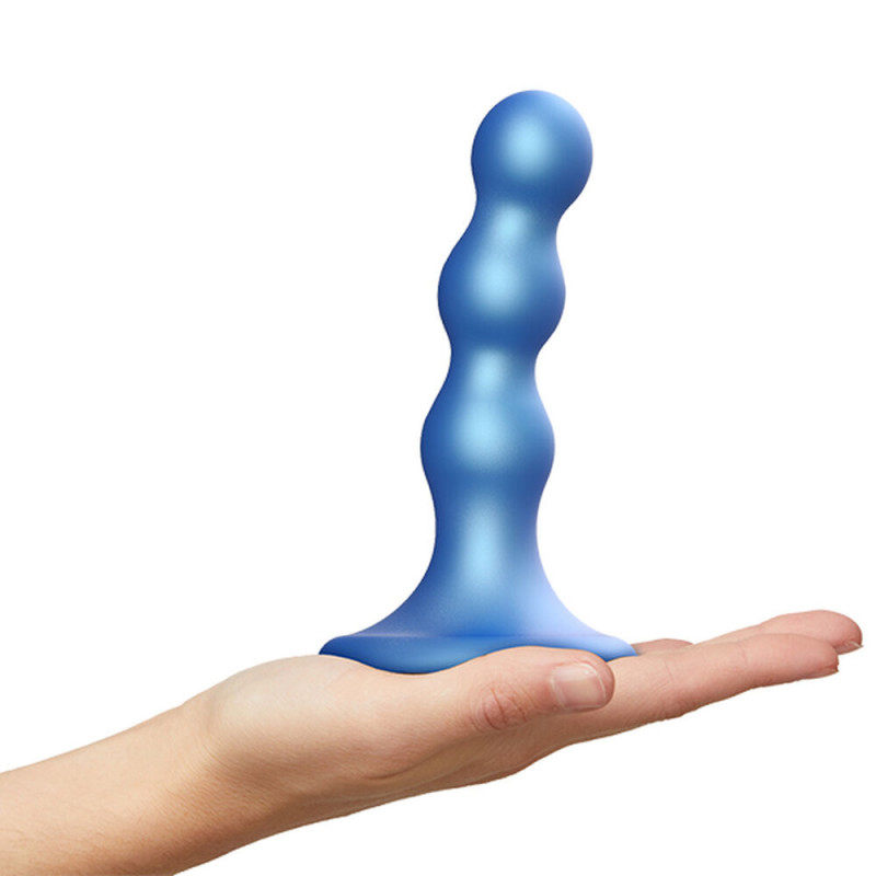 Strap-on-me 6016473 Vibrator Umschnalldildo Analverkehr, Vaginaler Sex Blau Silikon 125 mm 2,85 cm