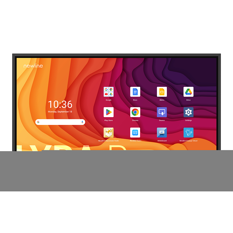 Newline TT-5523QA Interaktives Whiteboard 139,7 cm (55") 3840 x 2160 Pixel Touchscreen Schwarz