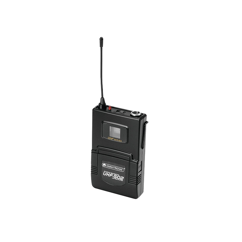 Omnitronic 13053523 Kabelloser Mikrofonsender Taschensender
