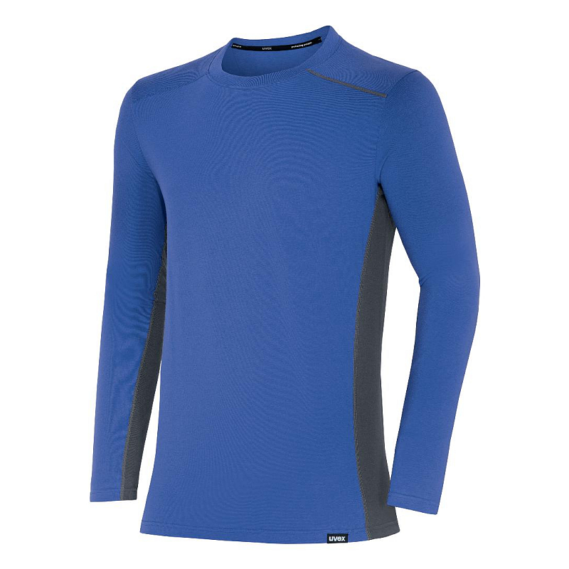 Uvex 88636 Hemd Rundkragen Langärmlig Baumwolle, Polyester