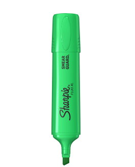 Sharpie Fluo XL Marker 4 Stück(e) Meißel/feine Spitze Grün, Orange, Pink, Gelb