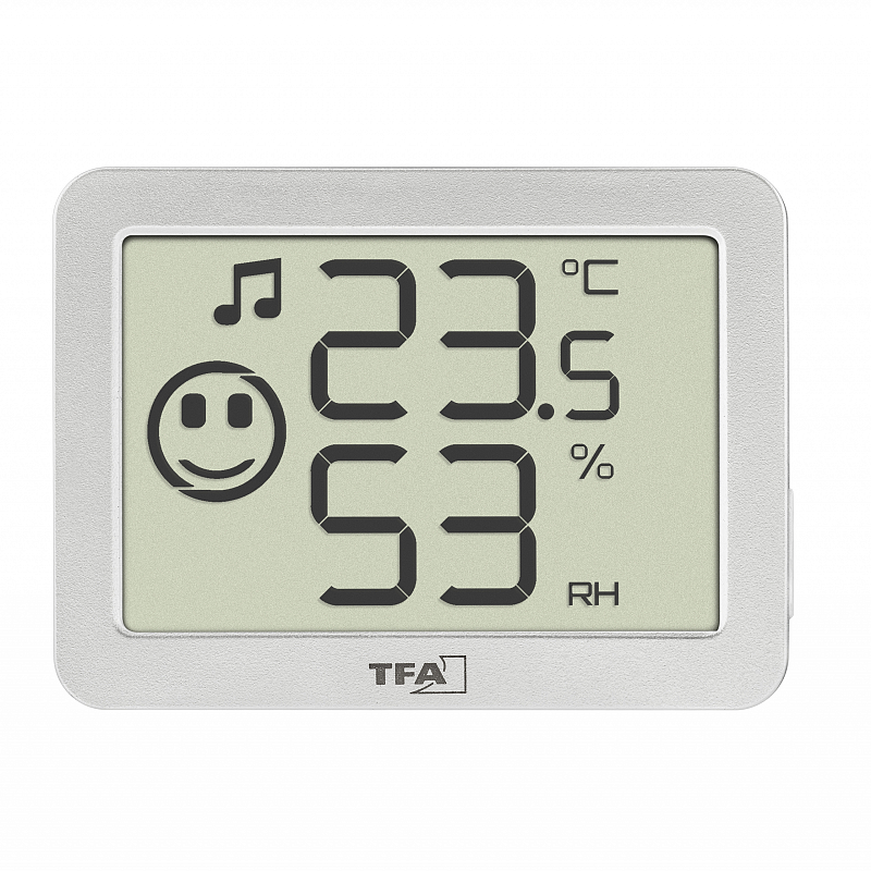 TFA-Dostmann 30.5055.02 Hygrometer/Psychrometer Drinnen Elektronisches Hygrometer Weiß