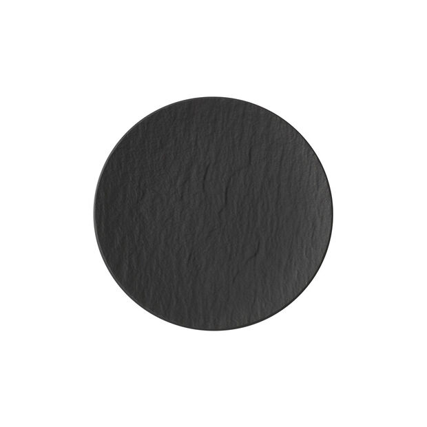 Villeroy & Boch Manufacture Rock Brot- & Butterplatte Rund Porzellan Schwarz 1 Stück(e)