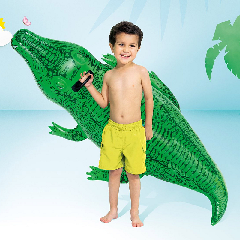 Intex 58546NP Aufblasbares Spielzeug für Pool & Strand Grün Abbildung Vinyl Aufsitz-Schwimmer