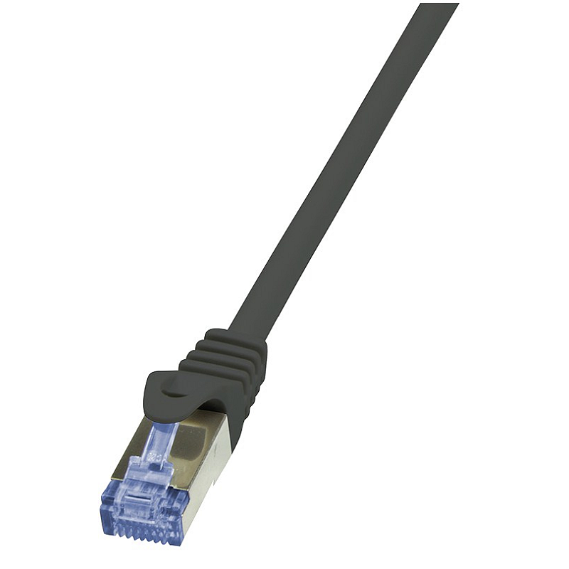 LogiLink Cat6a S/FTP, 1m Netzwerkkabel Schwarz S/FTP (S-STP)
