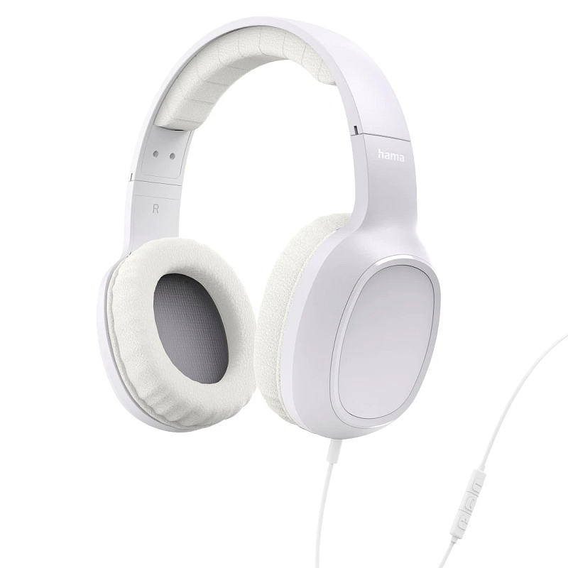 Hama Fun C Kopfhörer Kabelgebunden Kopfband Anrufe/Musik USB Typ-C Weiß