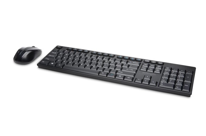 Kensington Pro Fit Tastatur Maus enthalten Büro RF Wireless AZERTY Französisch Schwarz