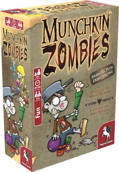 Pegasus Munchkin Zombies 1+2 Kartenspiel Taktisch