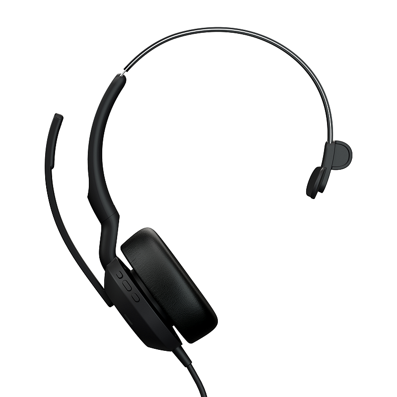 Jabra Evolve2 50 Kopfhörer Kabelgebunden Kopfband Büro/Callcenter USB Typ-A Bluetooth Schwarz