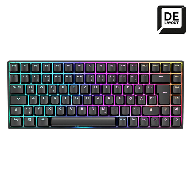 Sharkoon SKILLER SGK50 S3 Tastatur Gaming USB QWERTZ Deutsch Schwarz