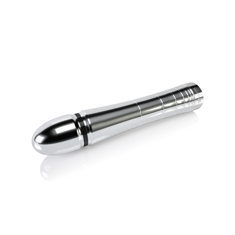 Mystim Glossy Glen Fantasie-Dildo Analverkehr, Vaginaler Sex Metallisch Aluminium 140 mm 3,2 cm