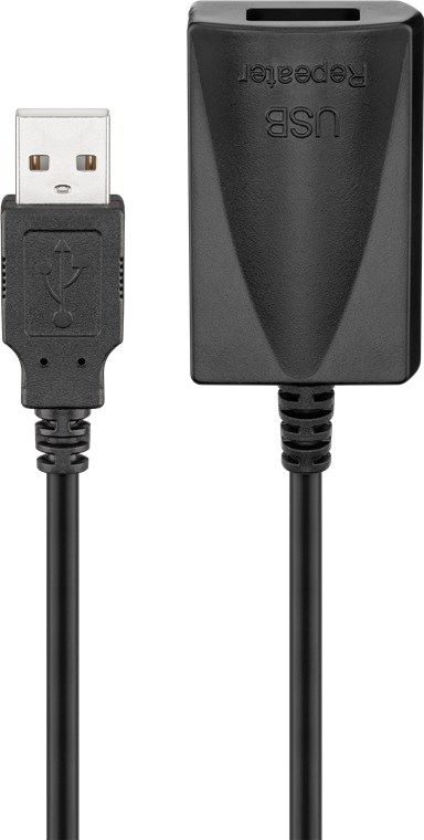Goobay 68876 USB Kabel USB 2.0 5 m USB A Schwarz