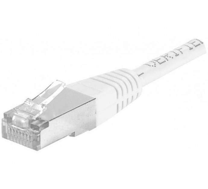 Dexlan 858363 Netzwerkkabel Weiß 2 m Cat6a S/FTP (S-STP)