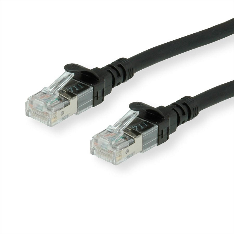 ROLINE 21152750 Netzwerkkabel Schwarz 0,5 m Cat6a U/UTP (UTP)