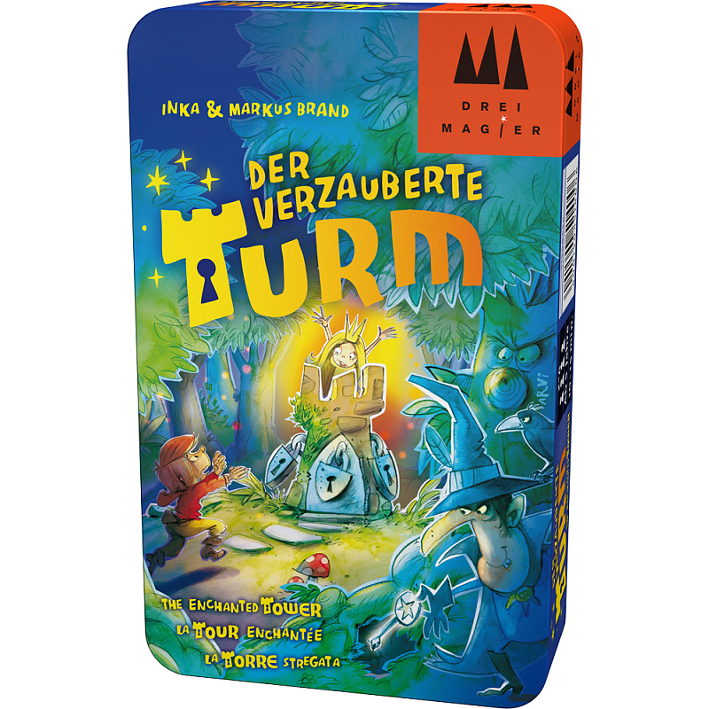 Schmidt Spiele Drei Magier: Der verzauberte Turm Brettspiel Reisen/Abenteuer