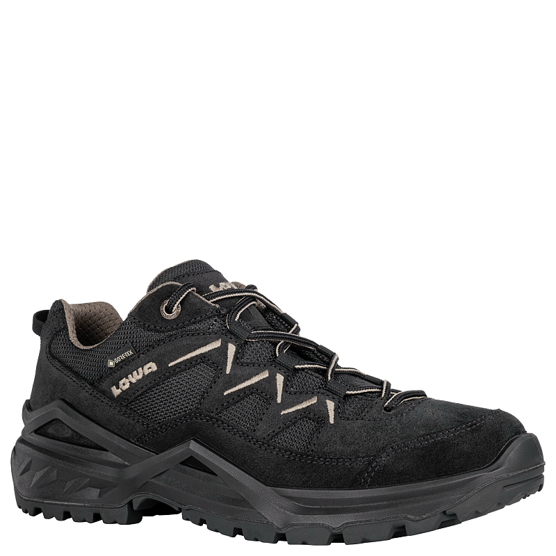 LOWA SIRKOS EVO GTX LO Männlich Erwachsener Schwarz, Sand