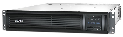 APC Smart-UPS, Line Interactive, 3kVA, Rackmontage 2HE, 120V, 6 NEMA 5-15R und 2 NEMA 5-20R-Stecker, SmartSlot, AVR, LCD