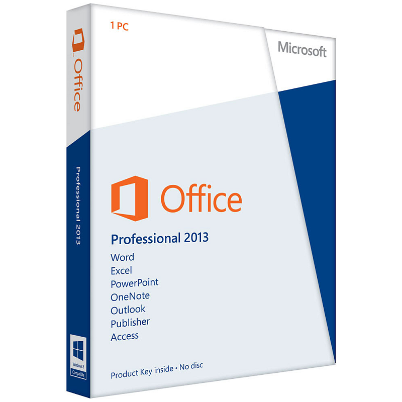 Microsoft Office Professional 2013 Office-Paket 1 Lizenz(en) Englisch