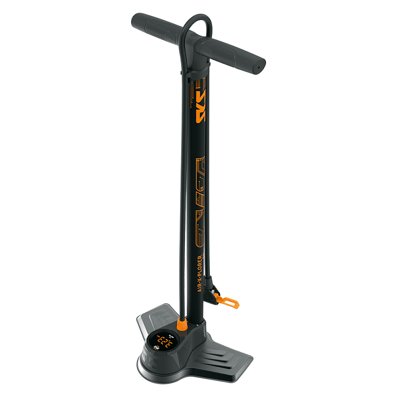 SKS 11664 Handluftpumpe Schwarz, Orange Boden-Luftpumpe