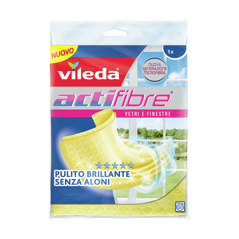 Vileda 151708 Reinigungstücher Mikrofaser, Polyvinylacetat (PVA) Gelb 1 Stück(e)