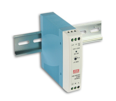MEAN WELL MDR-20-15 Netzteil 20 W Blau, Weiß