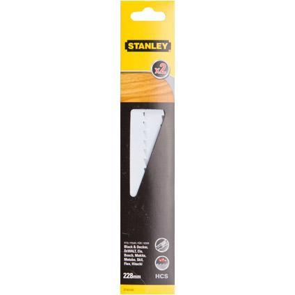 Stanley STA21232-XJ Sägeblatt für Stichsägen, Laubsägen & elektrische Sägen Säbelsägeblatt Hartstahl (HCS) 2 Stück(e)