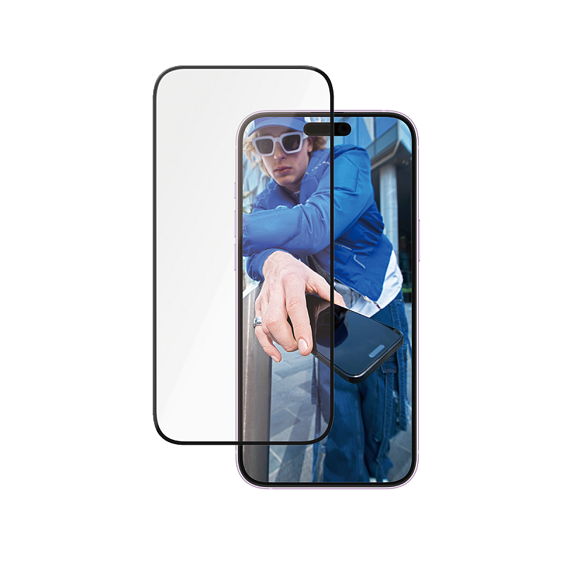 PanzerGlass ® Ceramic Displayschutz iPhone 16 Plus | 15 Plus | Ultra-Wide Fit m. EasyAligner