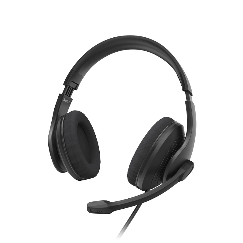 Hama HS-P200 V2 Kopfhörer Kabelgebunden Kopfband Büro/Callcenter Schwarz