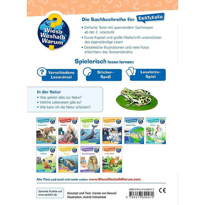 Ravensburger 60047 Buch Tiere Deutsch Hardcover 64 Seiten