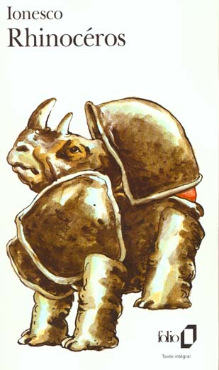 Rhinoceros Buch Poesie Französisch Taschenbuch