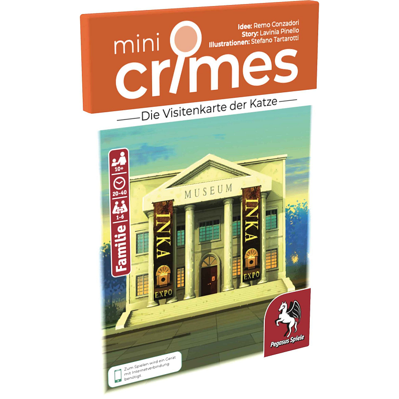Pegasus MiniCrimes - Die Visitenkarte der Katze 40 min Kartenspiel Familie