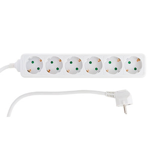 REV 0512362555 Verlängerungskabel 1,4 m 6 AC-Ausgänge Drinnen Weiß