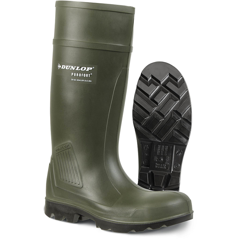 Ejendals Dunlop 462933 PUROFORT Männlich Erwachsener Schwarz, Grün