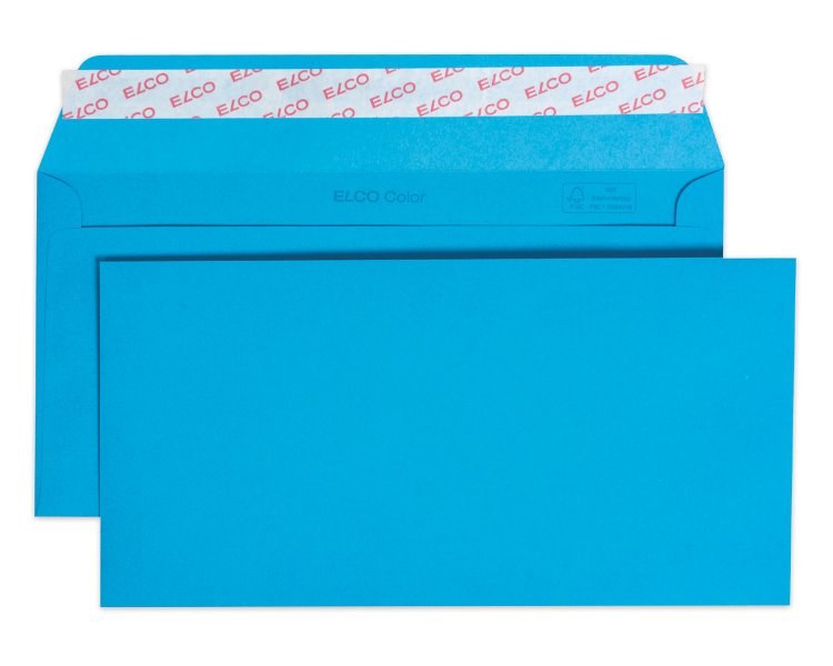 Elco 74617.32 Briefumschlag C6/C5 (114 x 229 mm) Blau