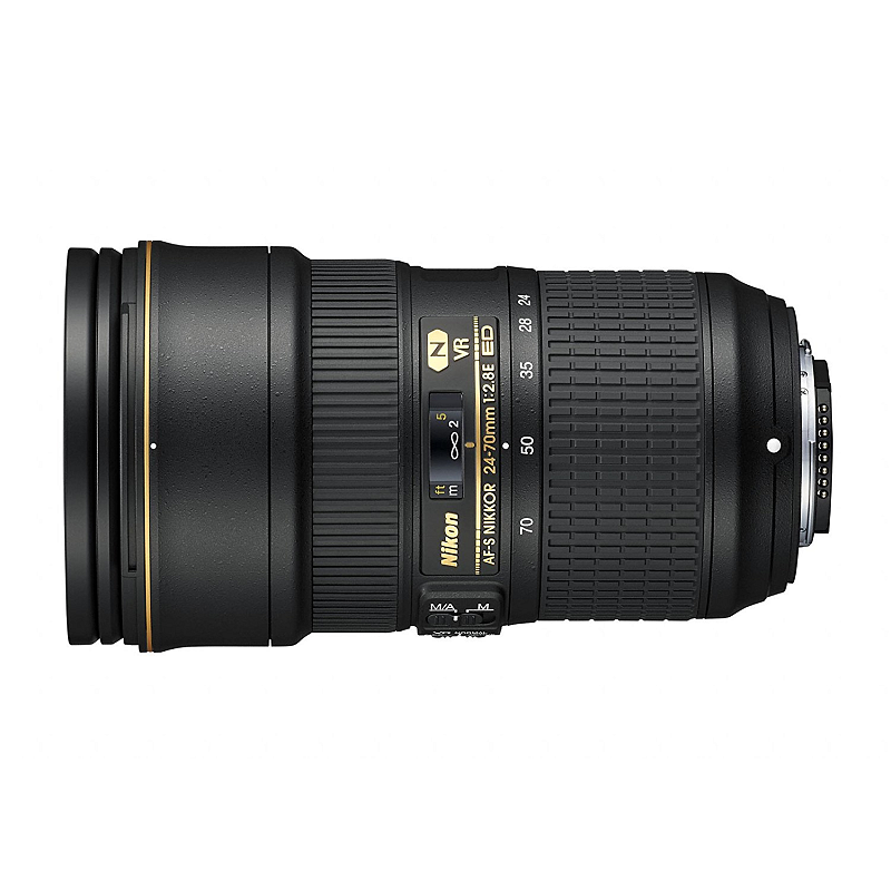 Nikon AF-S NIKKOR 24–70 mm 1:2.8E ED VR SLR Standardzoomobjektiv Schwarz