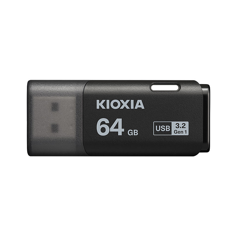 Kioxia LU301K064GG4 USB-Stick 64 GB USB Typ-A 3.2 Gen 1 (3.1 Gen 1) Schwarz