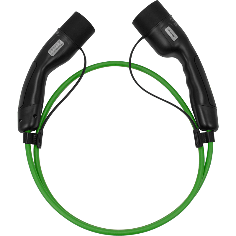 Blaupunkt B1P16AT2 Ladekabel für Elektrofahrzeuge Grün Typ 2 1 2 m
