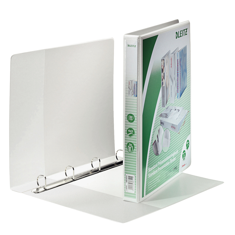 Leitz 42830001 Ringmappe A4 Weiß