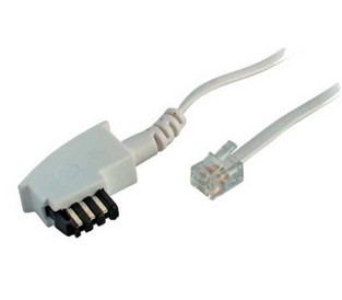 S/CONN maximum connectivity 70050-W Telefonkabel 10 m Weiß