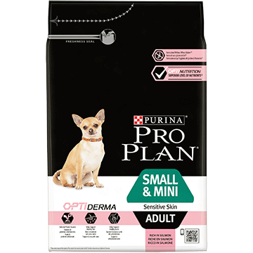 Purina Small & Mini Adult Sensitive Skin 700 g Lachs