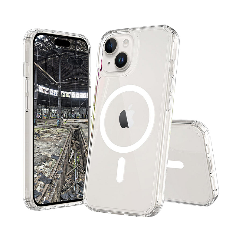 JT BERLIN Pankow Clear MagSafe Handy-Schutzhülle 17 cm (6.7") Cover Transparent
