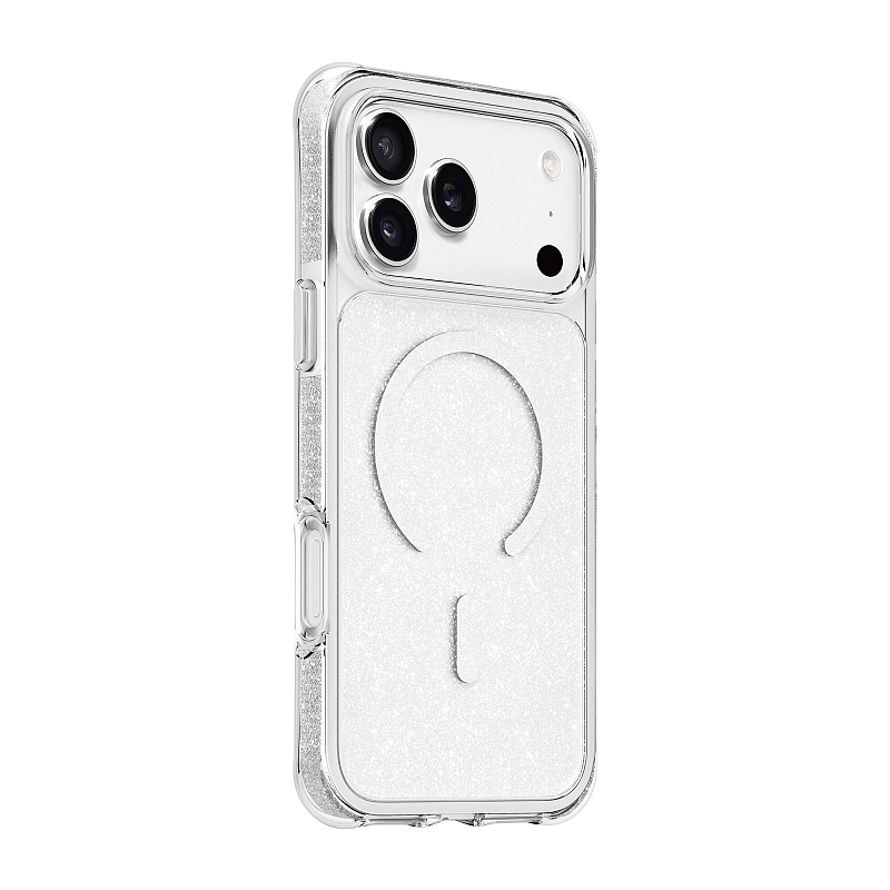 LAUT AERO SPARKLE Handy-Schutzhülle 16 cm (6.3") Cover Silber, Transparent