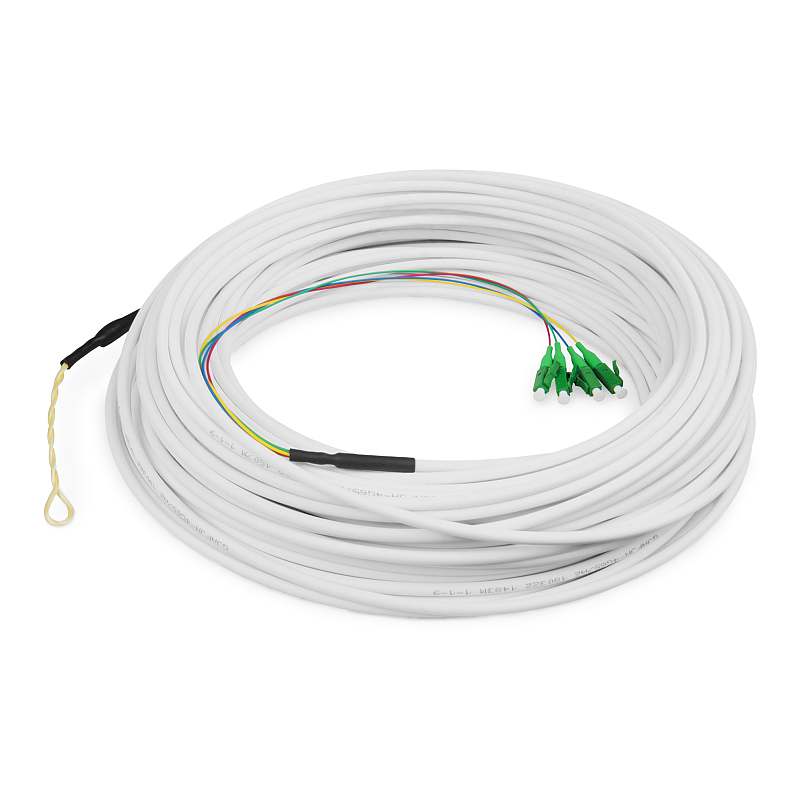 Digitus FTTH Drop Kabel, Singlemode, 4 Fasern, 4 LC/APC, 50 m