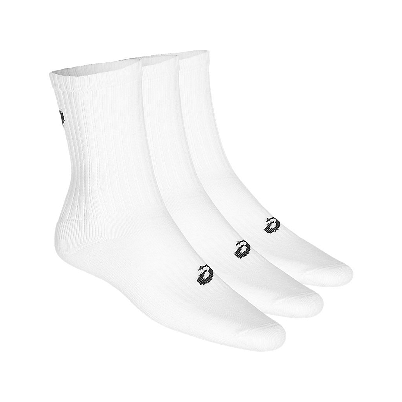 ASICS 3PPK CREW Unisex Crew-Socken Weiß