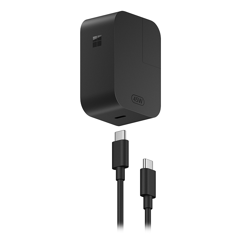 Microsoft Surface 45W USB-C Universal Schwarz AC Drinnen