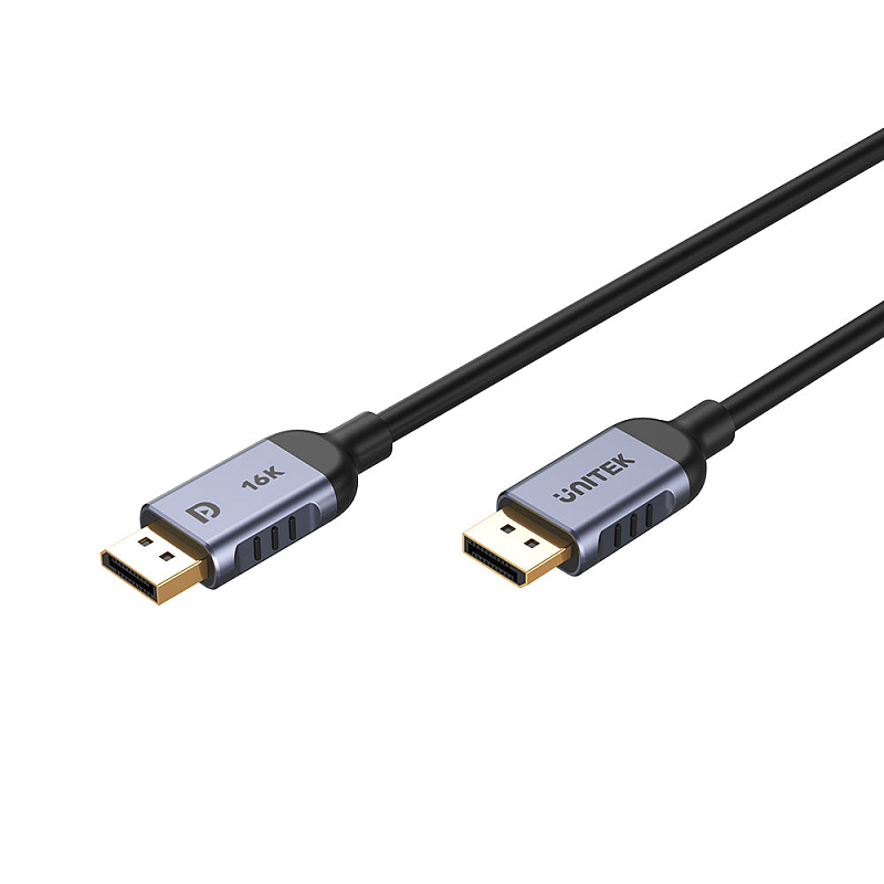 UNITEK C1628GY01-3M DisplayPort-Kabel Schwarz, Grau