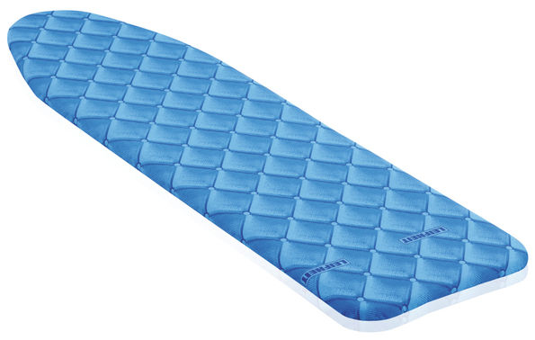 Leifheit 71602 Bügelbrettbezug Gepolsterter Bügelbrettoberbezug Baumwolle, Polyester, Polyurethan Blau